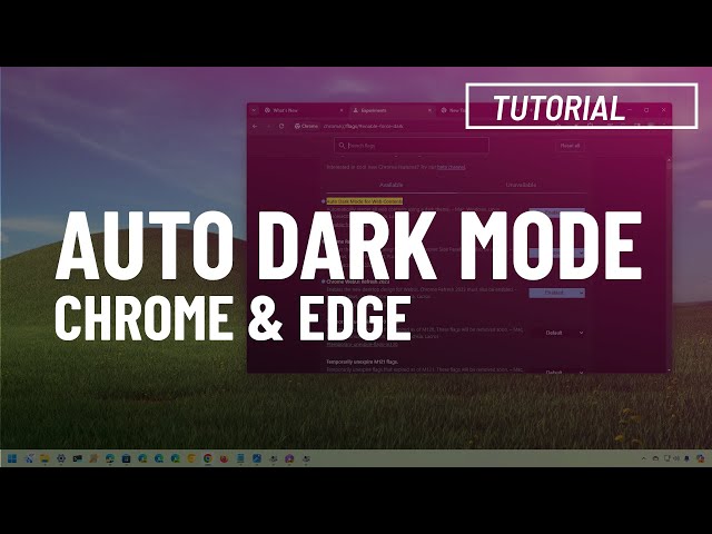 🤯 Trick! Chrome and Edge: Force enable dark mode on ALL website