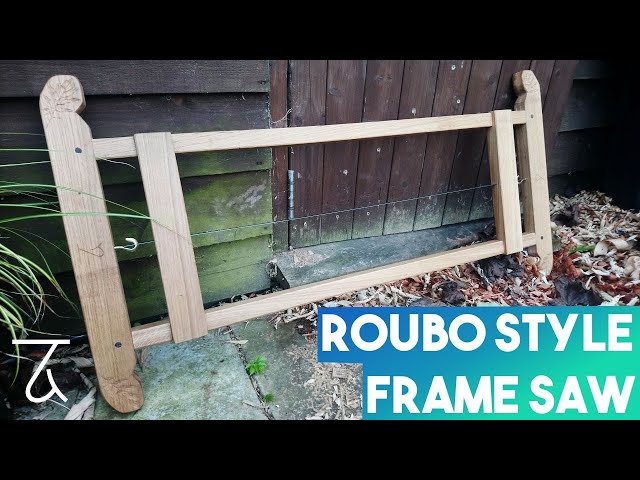 Poor Man's Roubo Style Frame Saw Using a Bandsaw Blade [Woodworking Tool]