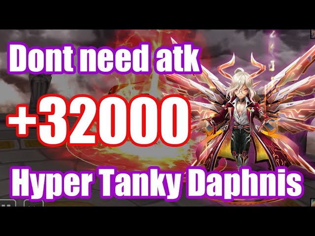 Does he need ATK anymore? Impossible to beat hyper tanky daphnis with +32000 HP😂😂【Summoners War RTA】