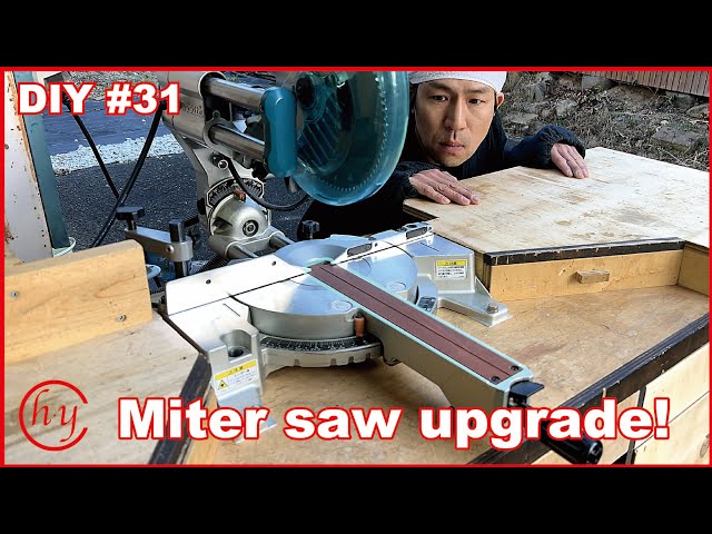 How to make a zero-clearance insert.Upgrading my Makita miter saw, and maintenance.DIY#31