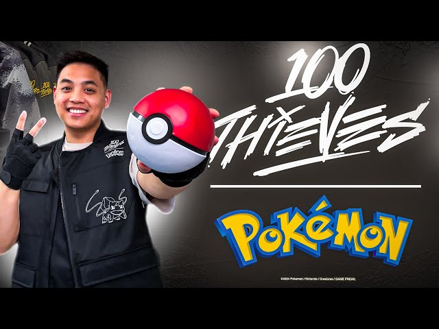 I got invited to the Pokemon x 100Thieves party?!