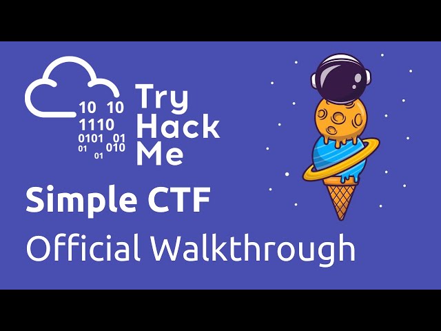 TryHackMe Simple CTF Official Walkthrough