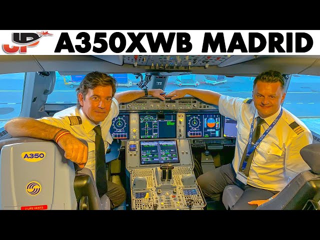 World2Fly AIRBUS A350XWB Takeoff from Madrid🇪🇸