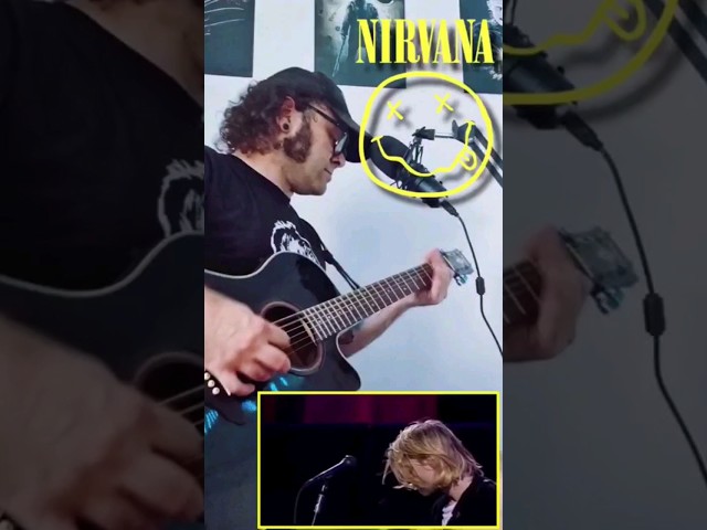 Lithium Nirvana Acoustic Cover #nirvana #lithium #shorts