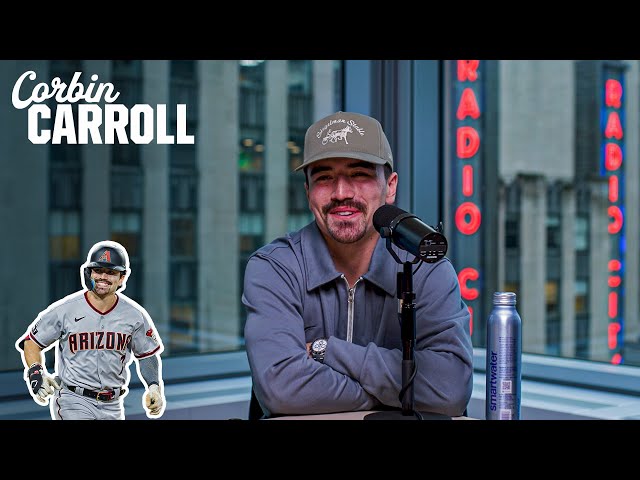 Corbin Carroll cracks us up at the MLB office! (Why'd he jump in D-backs pool with his phone??)