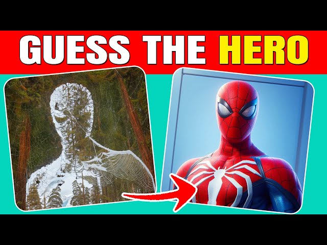 Guess the Hidden Superhero by ILLUSION 🦸‍♂️💪🏼💫 30 Easy, Medium, Hard Levels | Quizzer Odin