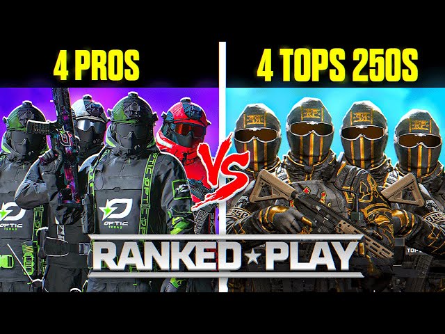 CALL OF DUTY PROS VS 4 TOP 250 RANKED PLAYERS