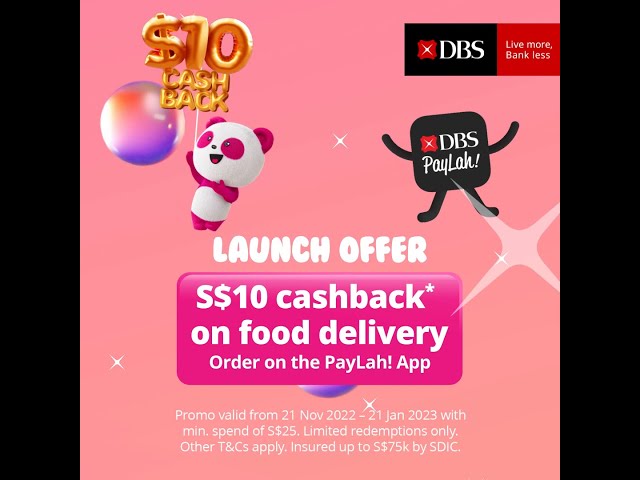 foodpanda is now on the DBS PayLah! app