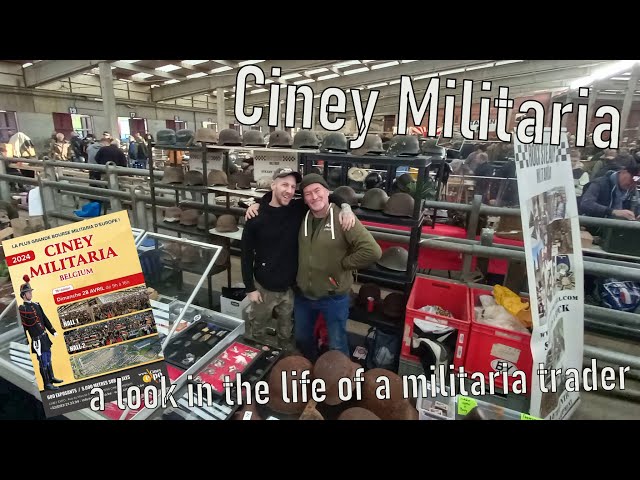 Ciney militaria 2024 a look in the life of a militaria trader + how did you started collecting ww2?
