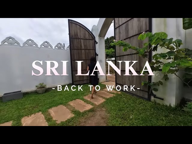 BACK TO WORK | SRI LANKA  | WELLNESS CENTER | HIRIKETIA BEACH | DAILY VLOG