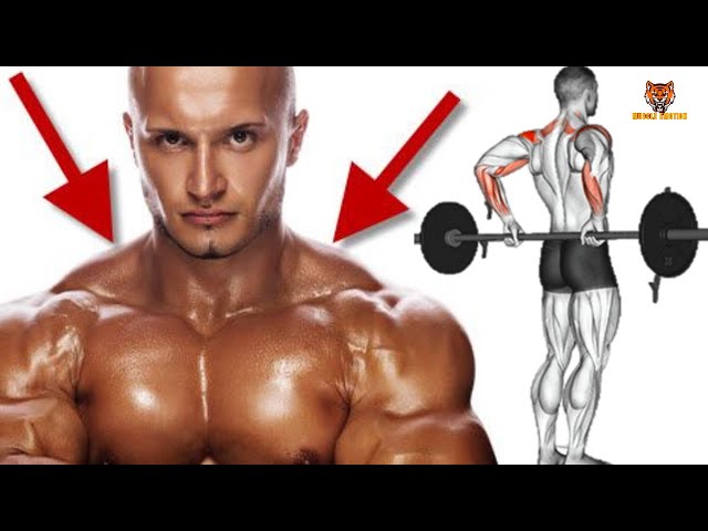 7 BEST TRAPS WORKOUT AT GYM WITH BARBELL ONLY