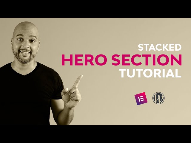 WordPress Hero Section Tutorial With Elementor Pro