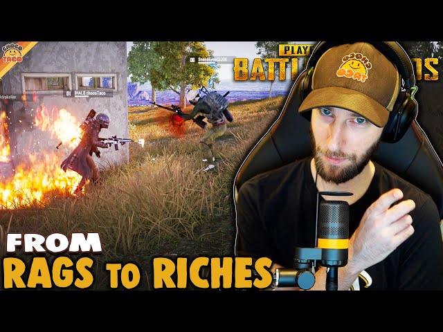 From Bizons to Bridge Camps to BRDMs: A Rags to Riches Story - chocoTaco PUBG Erangel Solos Gameplay