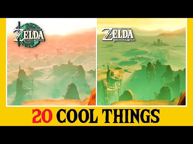 20 Cool Things in the new Zelda: Tears of the Kingdom commercials