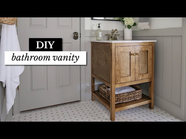 Budget Friendly DIY Bathroom Vanity | How to Build a Bathroom Vanity