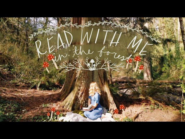 READ WITH ME IN THE FOREST || 1 hour of Woodland Ambience & Whimsical Music (ASMR)