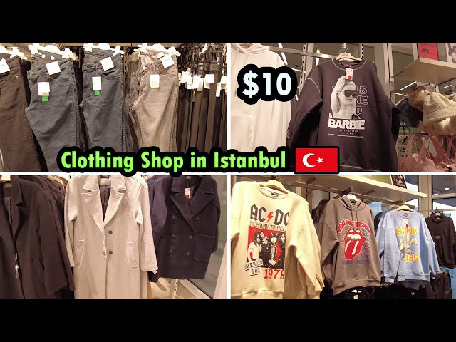 Clothing Shop in Istanbul - Brands and Prices - Winter Season
