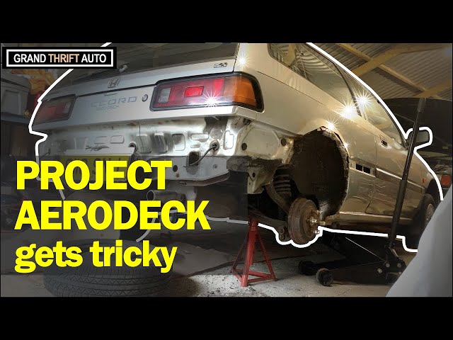 Honda Accord Aerodeck rusty wheel arch repair (part 2)