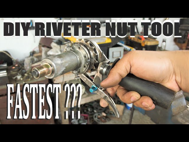 DIY Riveter Nut Gun With Bicycle Parts