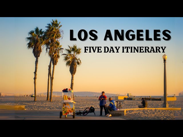 5 DAYS IN LOS ANGELES | Full Travel Itinerary: DT, Beaches, Malibu, Hollywood, Universal Studios