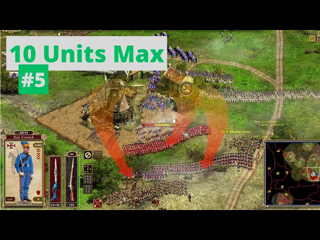 10 Units Max | Cossacks 2: Battle for Europe | Russia Very Hard | Part 5