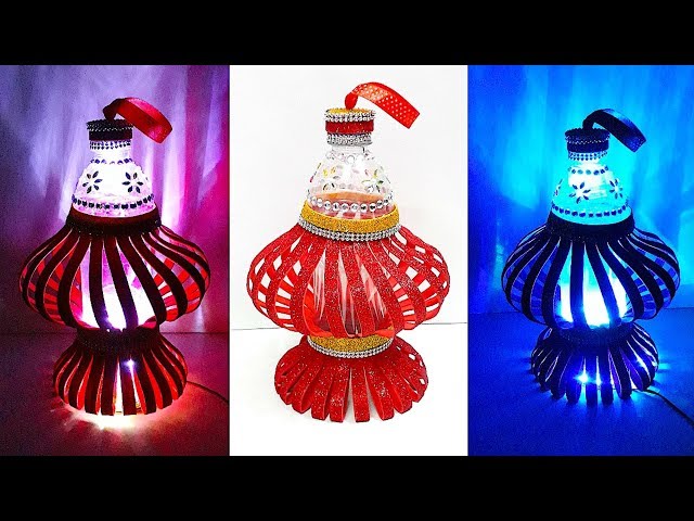 DIY - Lantern/Tealight Holder from  Empty plastic bottle | DIY Home Decorations Idea
