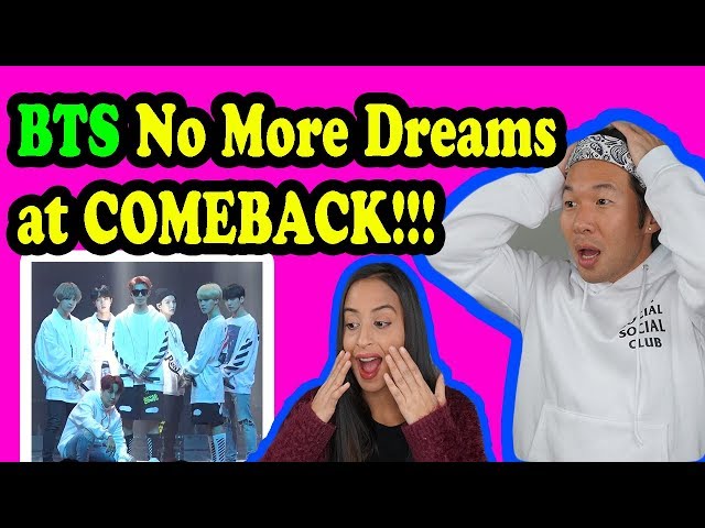 BTS -  NO MORE DREAM - COMEBACK SHOW REACTION!!!!