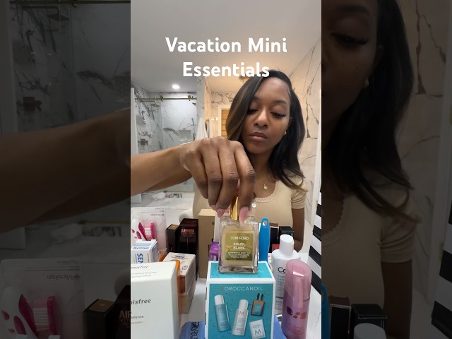 Did You Know These Products Came In MINI sizes | Fav Vacation mini size products | #womenofyoutube