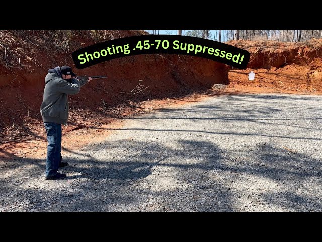 Shooting .45-70 suppressed! A video short…………
