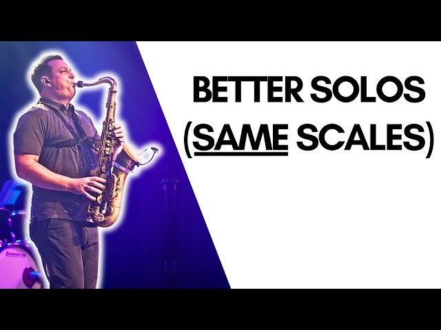 Using Motifs will DRASTICALLY IMPROVE Your Sax Solos!