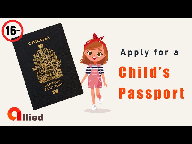 Apply for a child's Canadian passport in Canada (16-)