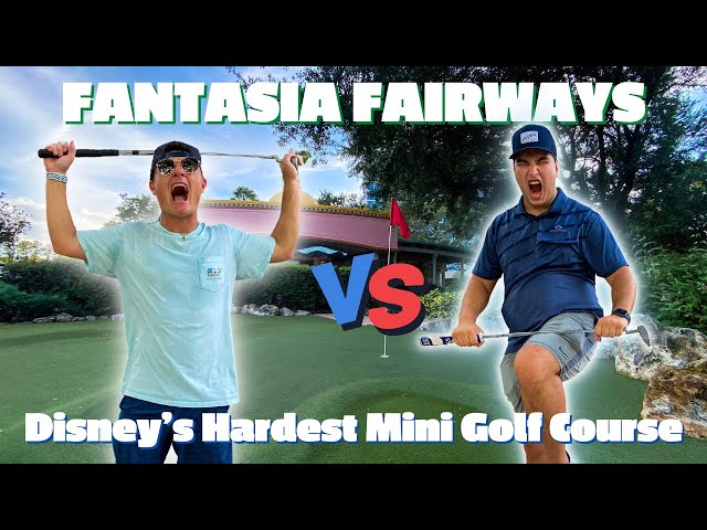 We Played The Hardest Mini Golf Course at Disney World | Fantasia Gardens Mini Golf