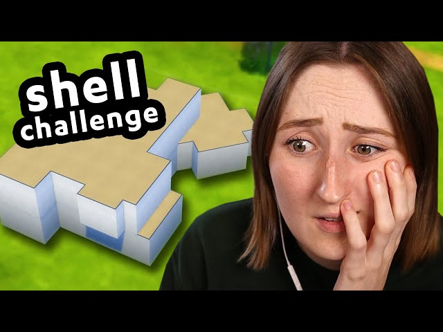 i tried an IMPOSSIBLE shell challenge in the sims