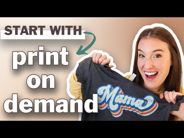 HOW TO START YOUR PRINT ON DEMAND BUSINESS in 2024 | Print on Demand Tutorial for Beginners