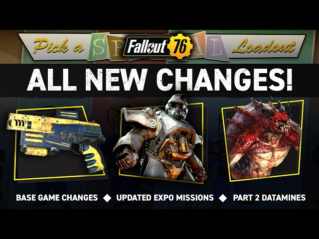 NEXT UPDATE! ALL Expected Changes coming to Fallout 76!