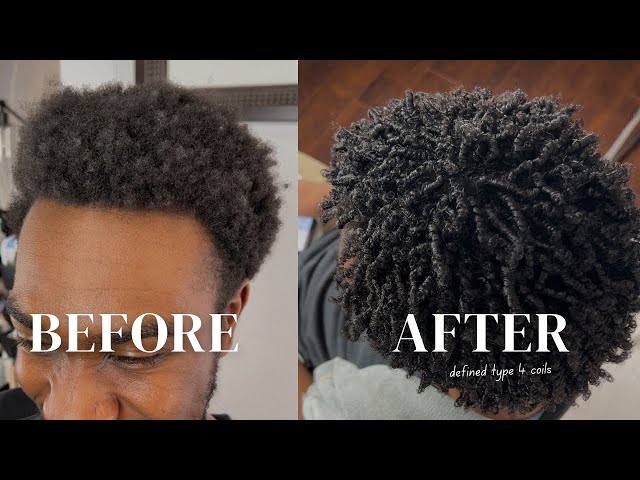 Afro to Curls 4c Hair Defined: Finger Coil Method