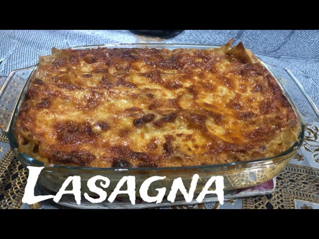 Super CHEESY & BEEFY baked LASAGNA Recipe with Crunchy Mozzarella Cheese toppings /  Filipino style