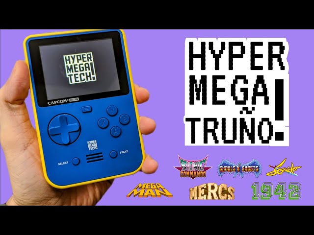 Super Pocket edición de Capcom - ¿Hyper Mega "Technológica"? - Compartible con cartuchos Evercade