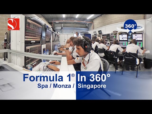 F1 in 360° - Spa / Monza / Singapore - Sauber F1 Team
