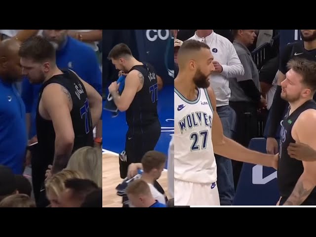 LUKA DONCIC ANGRY AT RUDY GOBERT & FRUSTERATED ON BENCH! WAS GOING THROUGH IT! MAD AT HIMSELF!