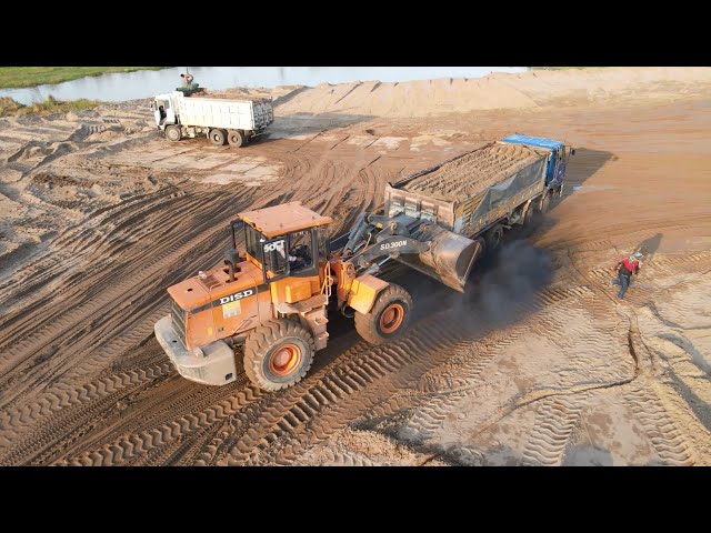 Greatest Operator! Wheel Loader with Bulldozer Process Filling Land Project | Machine Kh
