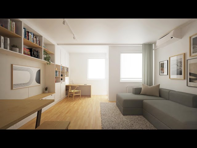 ARCHITECT REDESIGNS - A Tiny One Bedroom Budapest Apartment - 52sqm/560sqft