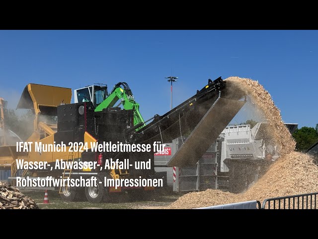 IFAT Munich 2024 Weltleitmesse für Wasser-, Abwasser-, Abfall- und Rohstoffwirtschaft - Impressionen