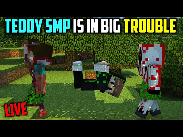 😈TEDDY SMP IS IN BIG TROUBLE - TEDDY GAMING PARKOUR AND PVP GRIND​
