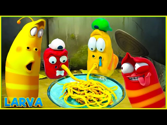 LARVA TUBA: Eat noodles with your nose | Best Cartoon Movie | Cartoons | Comics | LARVA Official