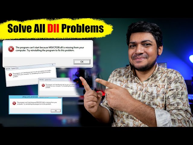 How to Fix All .DLL Files Error with 4DDiG DLL Fixer msvcp140 dll missing,vcruntime140.dll not found
