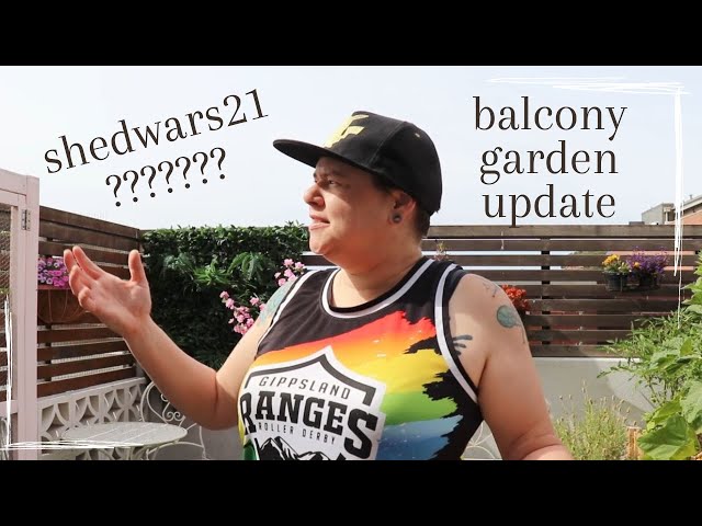 Should we join shedwars21??  And a December balcony garden update!
