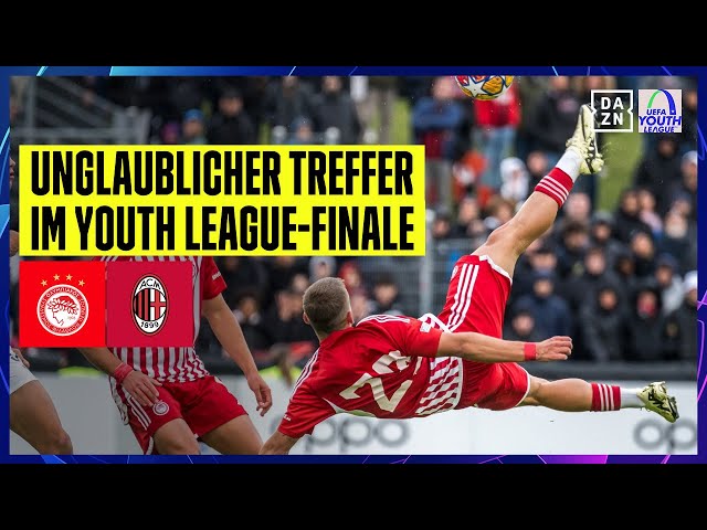 Fallrückzieher als Krönung! Piräus schockt Milan: Olympiacos - AC Milan | UEFA Youth League | DAZN
