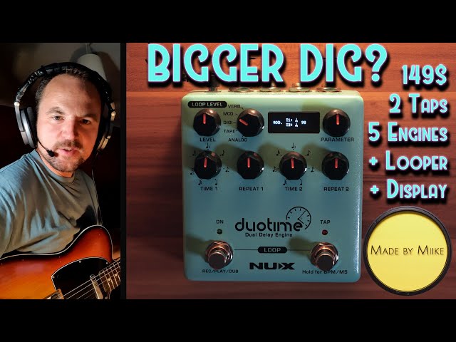 Honest Review: Is the NUX DUOTIME STEREO DELAY the STRYMON DIG killer? (Stereo)