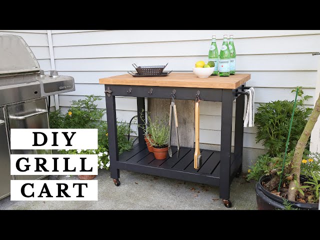 DIY Grill Cart | How to Build an Outdoor Grill Cart